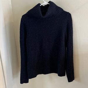 Navy J.Crew Turtleneck Women's Sweater